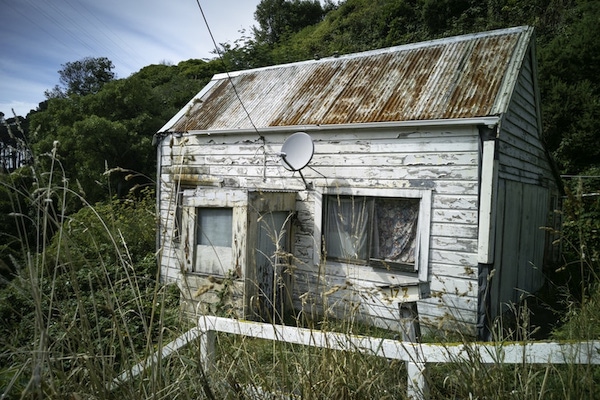 rundown building used as stash house